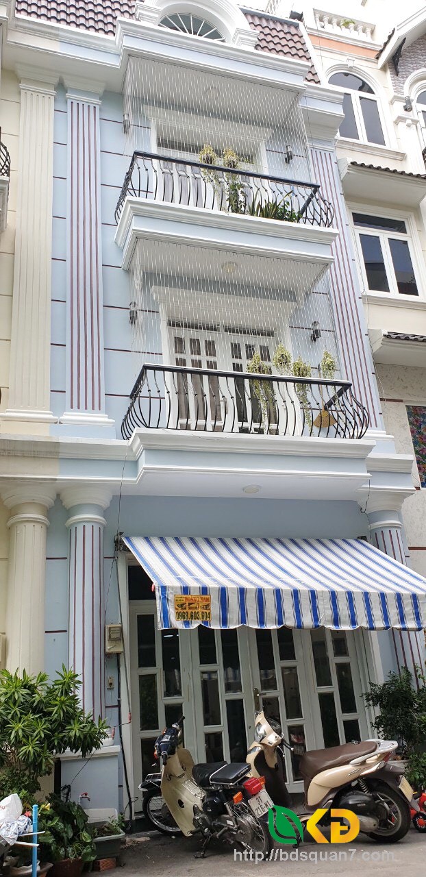 Bán nhà đẹp 3 tầng hẻm xe hơi 8m đường Hoàng Quốc Việt Quận 7